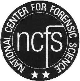 NCFS NATIONAL CENTER FOR FORENSIC SCIENCE logo