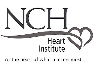 NCH HEART INSTITUTE AT THE HEART OF WHAT MATTERS MOST logo