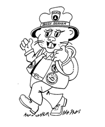 NCHA BIZZY BEAVER logo