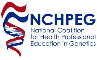 NCHPEG NATIONAL COALITION FOR HEALTH PROFESSIONAL EDUCATION IN GENETICS logo