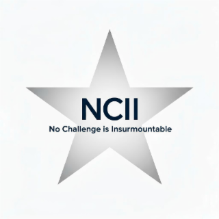 NCII NO CHALLENGE IS INSURMOUNTABLE logo