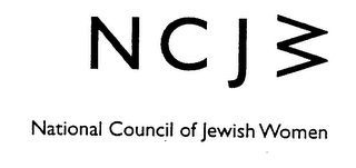 NCJW NATIONAL COUNCIL OF JEWISH WOMEN logo