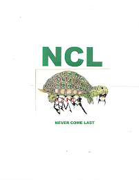 NCL-NEVER COME LAST F INISH logo