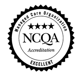 NCQA ACCREDITATION MANAGED CARE ORGANIZATION EXCELLENT logo