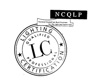 NCQLP LC LIGHTING QUALIFIED PROFESSIONAL CERTIFICATION logo