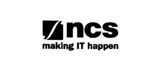 NCS MAKING IT HAPPEN logo