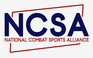 NCSA NATIONAL COMBAT SPORTS ALLIANCE logo
