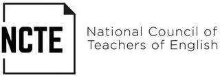 NCTE NATIONAL COUNCIL OF TEACHERS OF ENGLISH logo