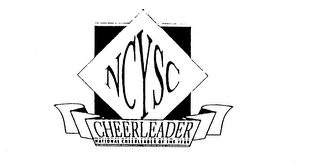 NCYSC CHEERLEADER NATIONAL CHEERLEADER OF THE YEAR logo