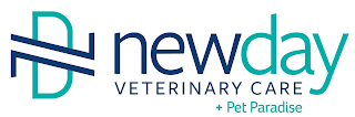 ND NEWDAY VETERINARY CARE + PET PARADISE logo