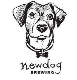 ND NEWDOG BREWING COMPANY logo