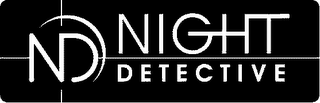 ND NIGHT DETECTIVE logo