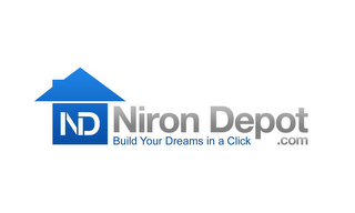 ND NIRON DEPOT BUILD YOUR DREAMS IN A CLICK logo
