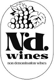 ND WINES NON DENOMINATION WINES logo