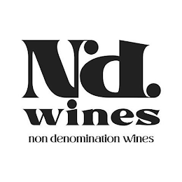 ND WINES NON DENOMINATION WINES logo