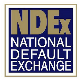 NDEX NATIONAL DEFAULT EXCHANGE logo
