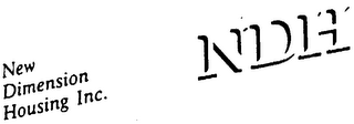 NDH NEW DIMENSION HOUSING INC. logo