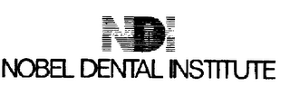 NDI NOBEL DENTAL INSTITUTE logo