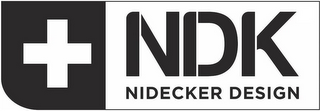 NDK NIDECKER DESIGN logo