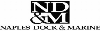ND&M NAPLES DOCK & MARINE logo