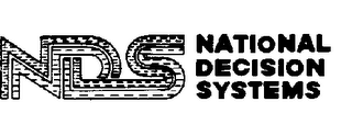 NDS NATIONAL DECISION SYSTEMS logo