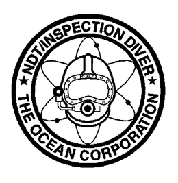 NDT/INSPECTION DIVER THE OCEAN CORPORATION logo