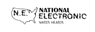 N.E. NATIONAL ELECTRONIC WATER HEATER logo