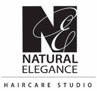 NE NATURAL ELEGANCE HAIRCARE STUDIO logo