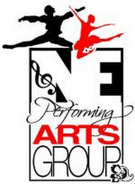 NE PERFORMING ARTS GROUP logo