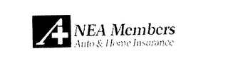 NEA MEMBERS A+ AUTO & HOME INSURANCE logo