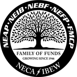 NEAP NEIB NEBF NEFP FMCP FAMILY OF FUNDS GROWING SINCE 1946 NECA IBEW logo