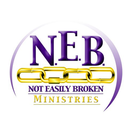 N.E.B. MINISTRIES NOT EASILY BROKEN logo