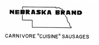 NEBRASKA BRAND CARNIVORE "CUISINE" SAUSAGES logo