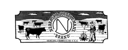 NEBRASKA CATTLEMAN'S "BRAND" GENUINE PRODUCT OF U.S.A. logo