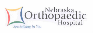 NEBRASKA ORTHOPAEDIC HOSPITAL SPECIALIZING IN YOU logo