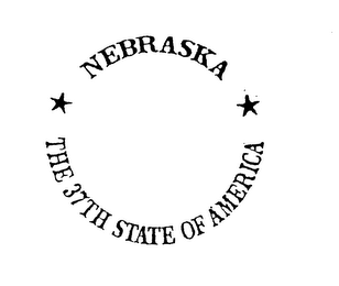 NEBRASKA THE 37TH STATE OF AMERICA logo
