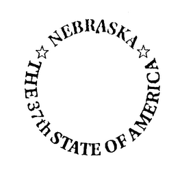NEBRASKA THE 37TH STATE OF AMERICA logo