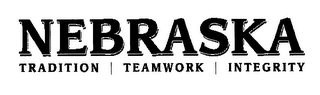 NEBRASKA TRADITION TEAMWORK INTEGRITY logo