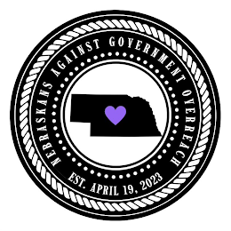 NEBRASKANS AGAINST GOVERNMENT OVERREACH EST. APRIL 19, 2023 logo