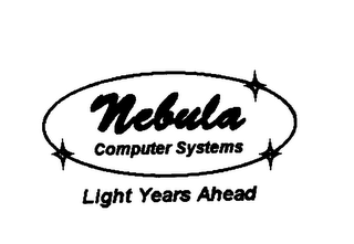 NEBULA COMPUTER SYSTEMS LIGHT YEARS AHEAD logo