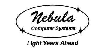 NEBULA COMPUTER SYSTEMS LIGHT YEARS AHEAD logo