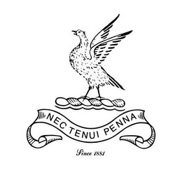 NEC TENUI PENNA SINCE 1881 logo