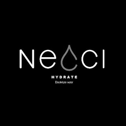 NECCI HYDRATE ELECTROLYTE WATER logo