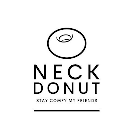 NECK DONUT STAY COMFY MY FRIENDS logo