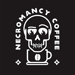 NECROMANCY COFFEE BRING ME TO LIFE logo