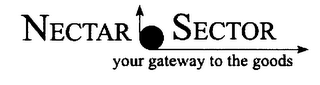 NECTAR SECTOR YOUR GATEWAY TO THE GOODS logo