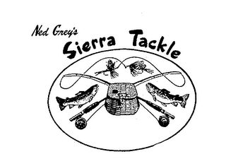 NED GREY'S SIERRA TACKLE logo