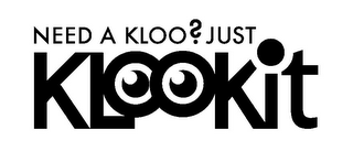 NEED A KLOO? JUST KLOOKIT logo