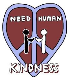 NEED HUMAN KINDNESS logo