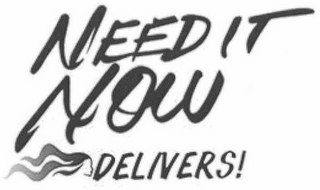NEED IT NOW DELIVERS! logo